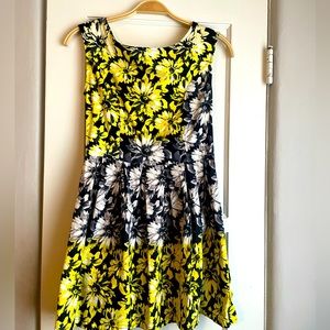 Floral knee length dress